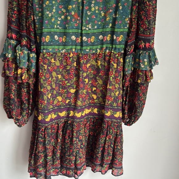 FARM RIO Mix Mini Prints Mini Dress XS - Picture 12 of 15